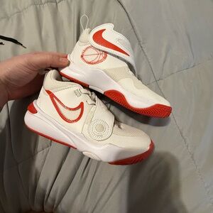 Kids' White and Red Sneakers
